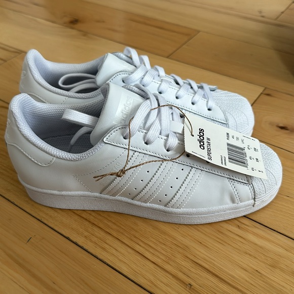 Adidas Superstar, white, US4.5M/6W - Picture 2 of 9
